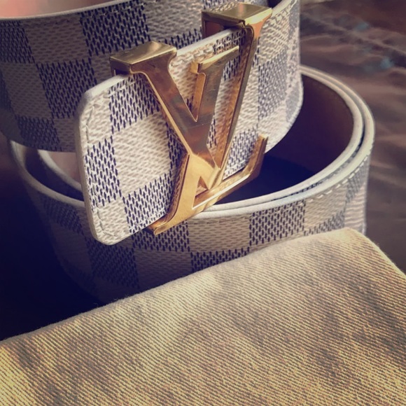 Louis Vuitton Other - 👨 AUTH LV DAMIER AZURE MENS BELT FITS SIZE 36-38 Louis Vuitton Other - 👨 AUTH LV DAMIER AZURE MENS BELT FITS SIZE 36-38